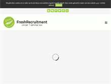Tablet Screenshot of freshrecruitment.com